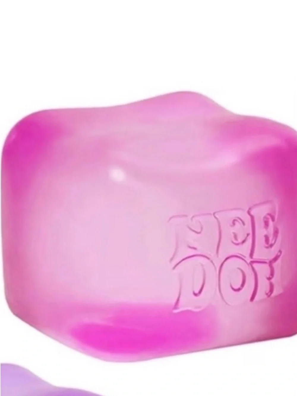 Authentic NEEDOH ~ 2 Pack 💜🩷~ Sploot Splat Squishy + Nice Cube Solid Squish Toy